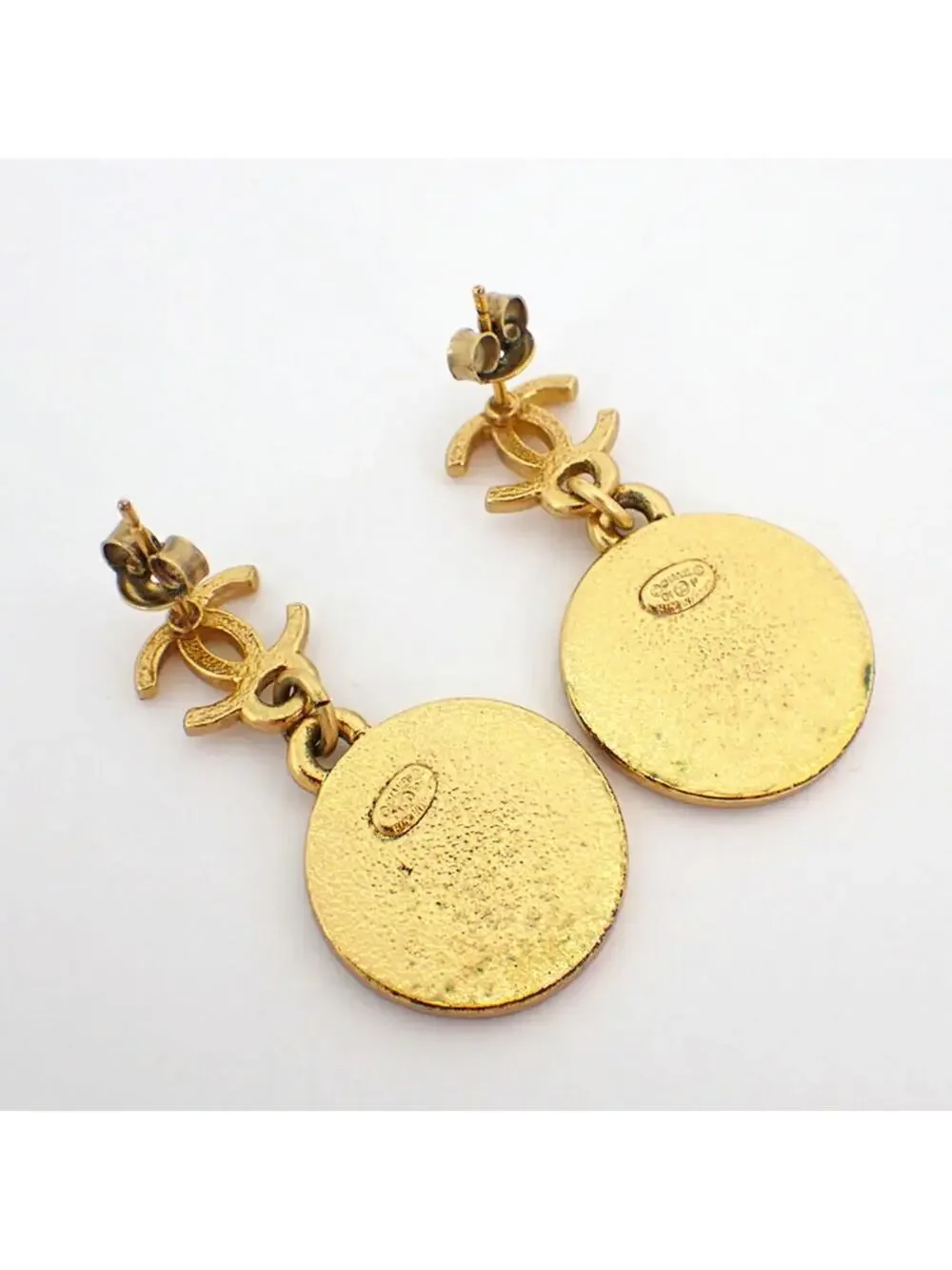 Chanel Earrings Gold-Tone Metal #208436C85B